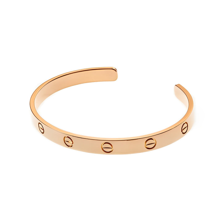 Cartier Love Bracelet 18K Rose Gold Size 17