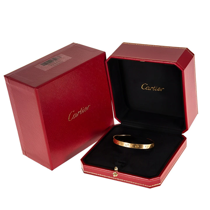 Cartier Love Bracelet 18K Rose Gold Size 17