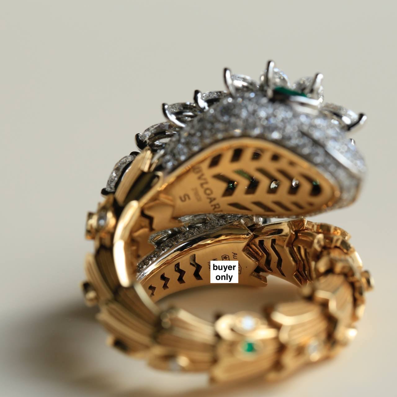 Bvlgari snake clearance ring