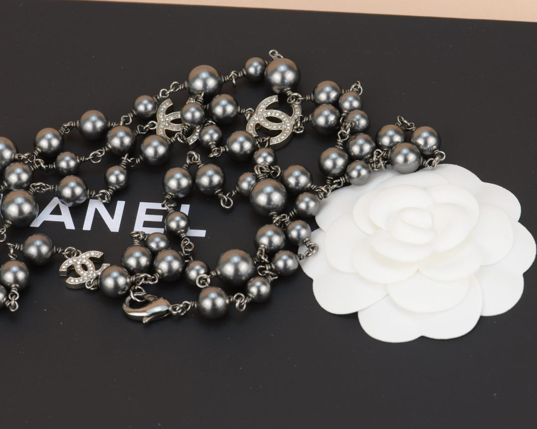 Vintage Chanel Bracelet With Crystal and CC Charms. Must Have -  Finland