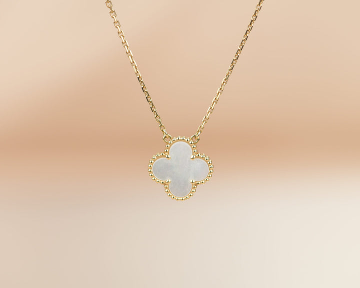 Van Cleef & Arpels Mother of Pearl Alhambra Pendant Necklace