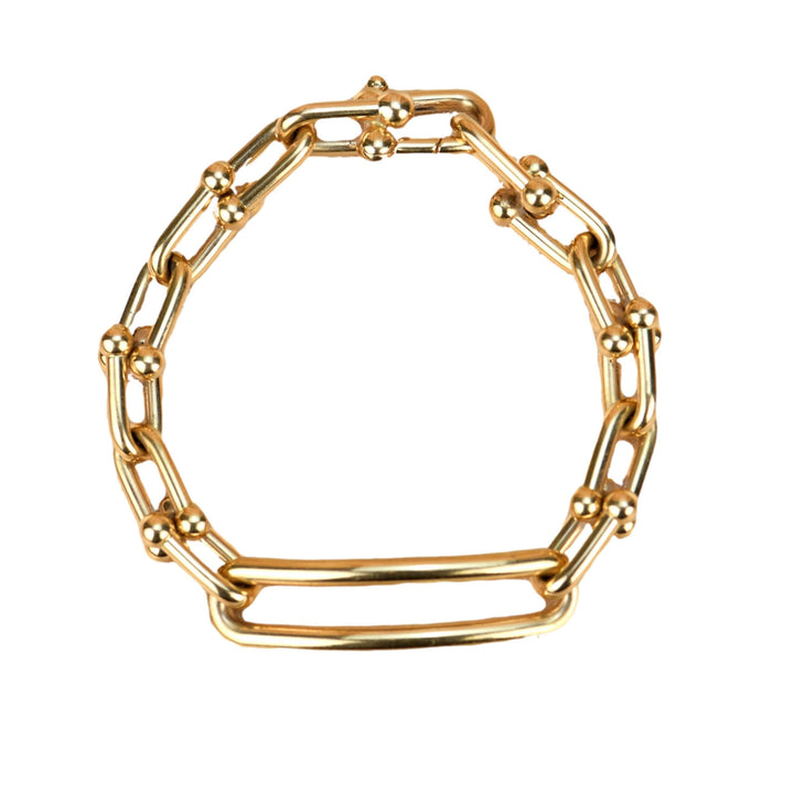 Tiffany City HardWear Link 18K Gold Bracelet