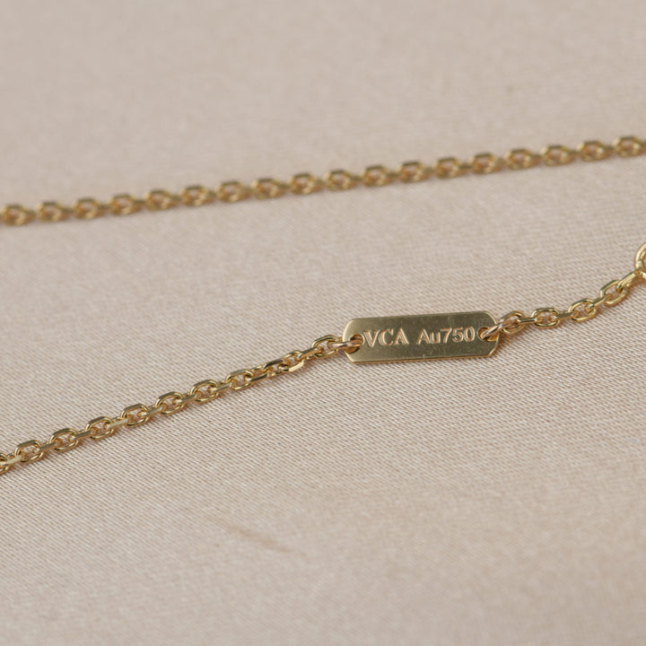 Van Cleef & Arpels Alhambra Yellow Gold Pendant Necklace