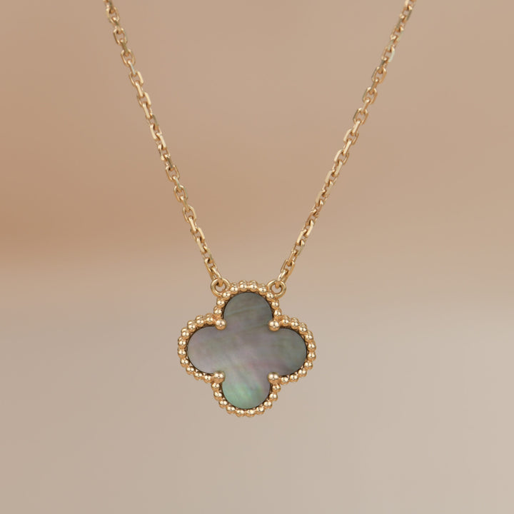 Van Cleef & Arpels Turquoise Alhambra Pendant Necklace