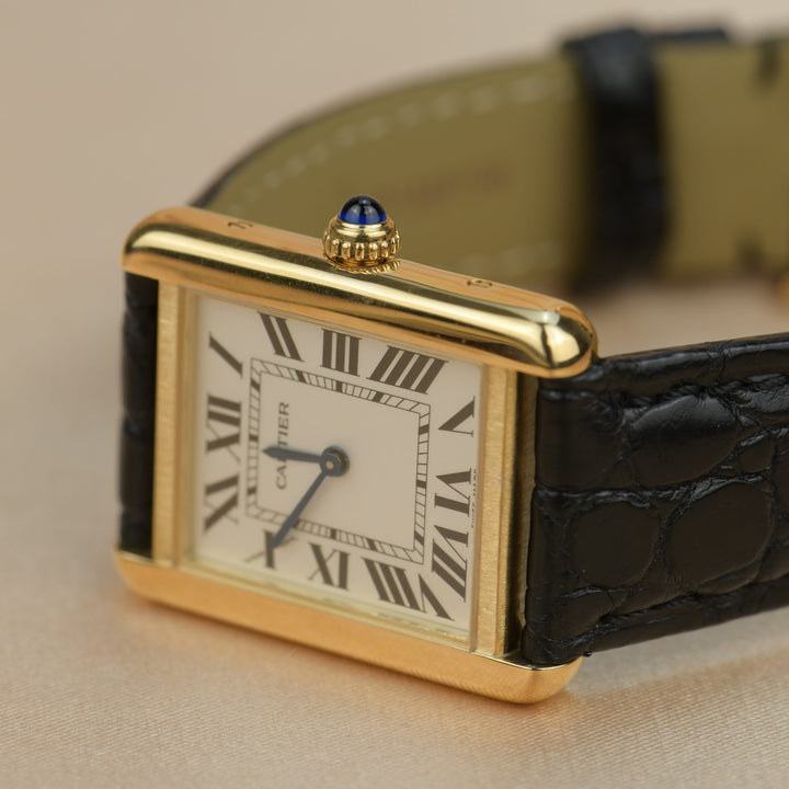 Cartier Tank Solo 18K Yellow Gold Watch W5200002