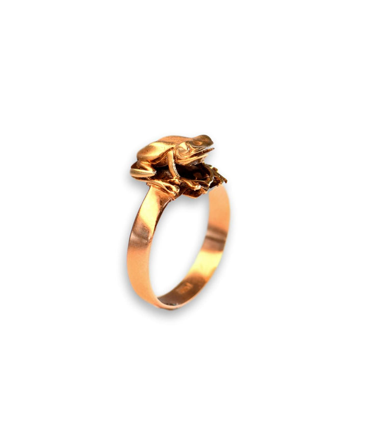 Antique Yellow Gold Frog Ring - SOLD