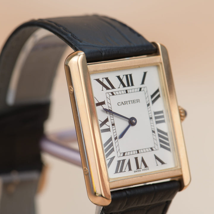 Cartier Tank Solo 18k Rose Gold Watch W5200025