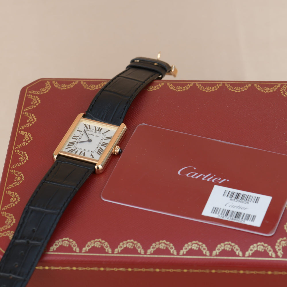 Cartier Tank Solo 18k Rose Gold Watch W5200025