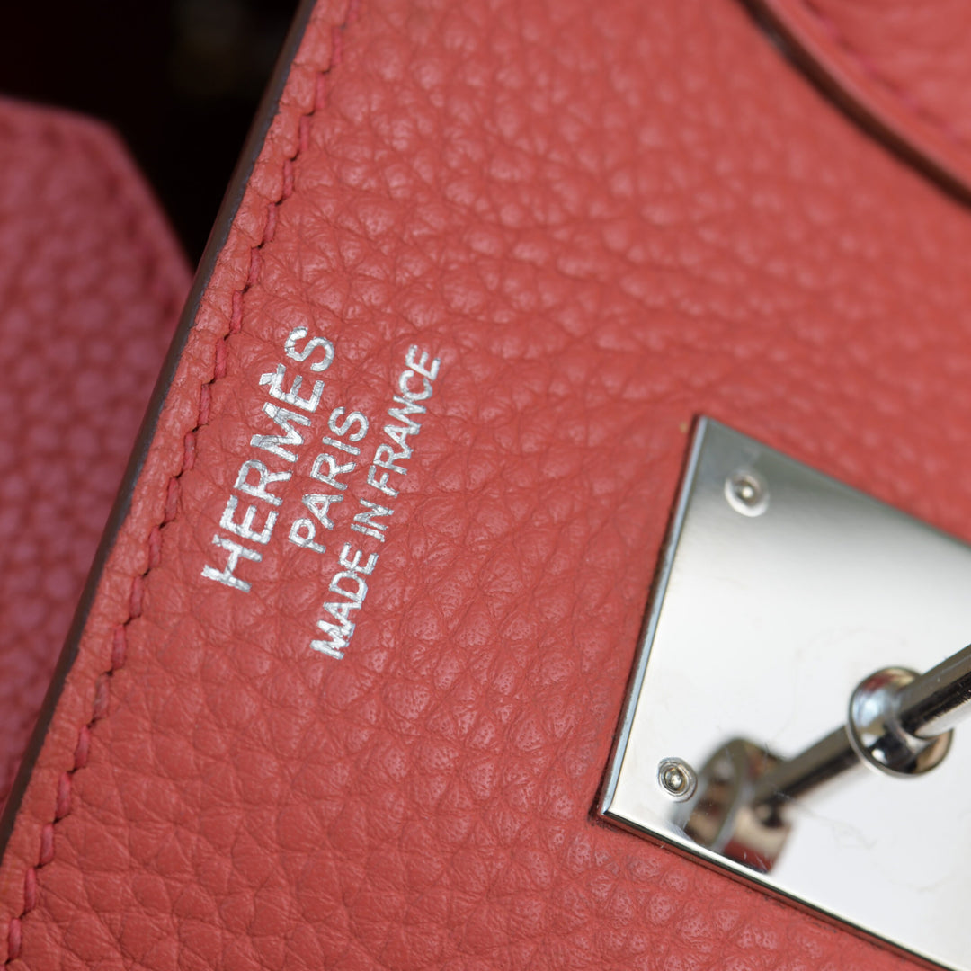 Hermès Horseshoe Stamped (HSS) Tri-Color Orange H, Rose Jaipur and Ebene  Birkin 35cm of Togo Leather with Palladium Hardware, Handbags and  Accessories Online, 2019
