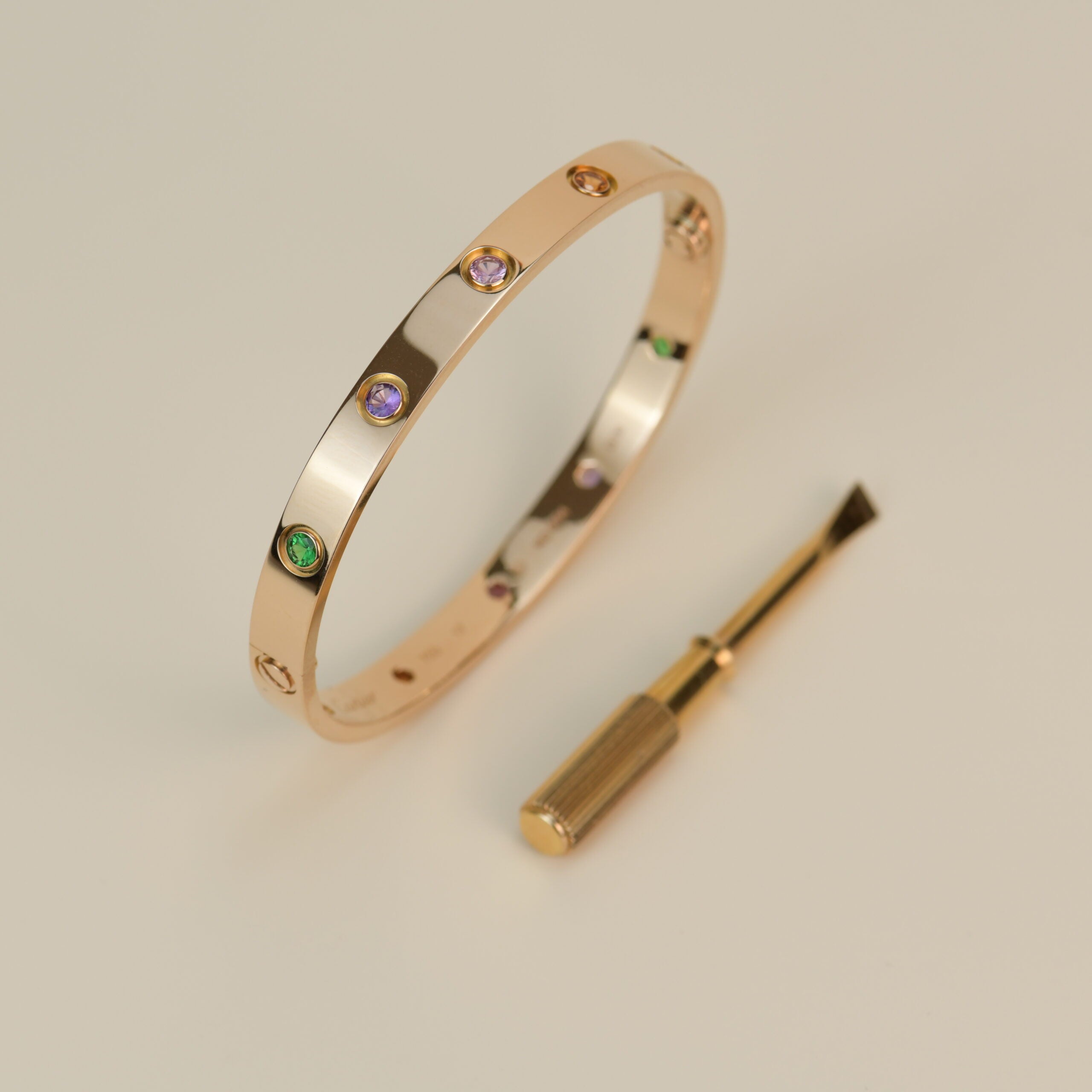 Cartier multicolor love bracelet hot sale