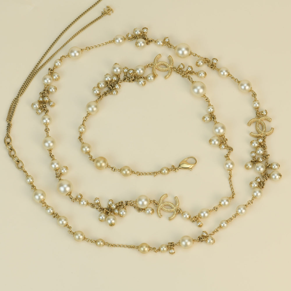 Used Chanel CC Long Necklace