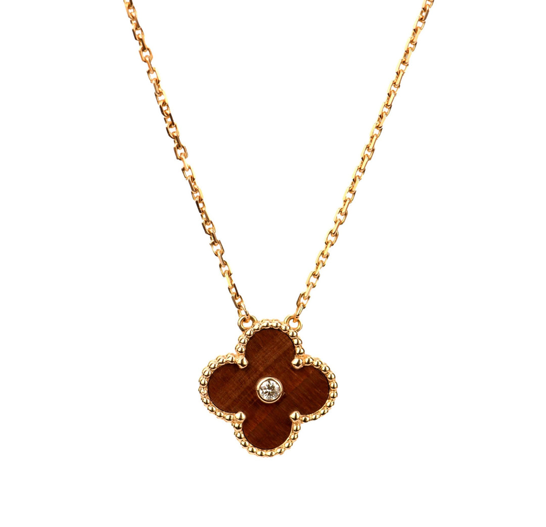 VAN CLEEF &amp; ARPELS Vintage Alhambra Limited Edition Bullseye Pendant Necklace