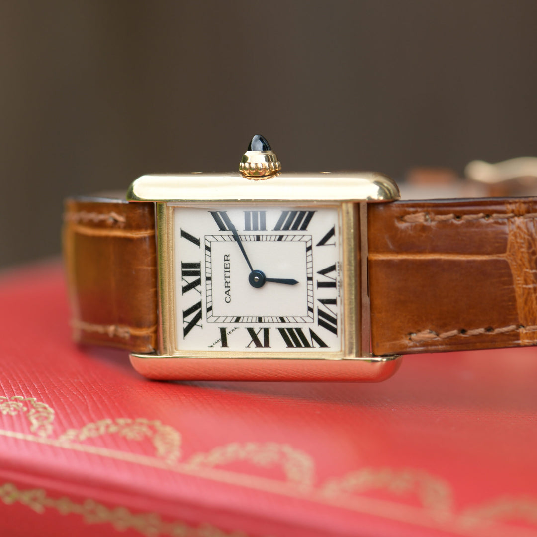 Cartier Tank Louis Small Model 18k Yellow Gold Watch