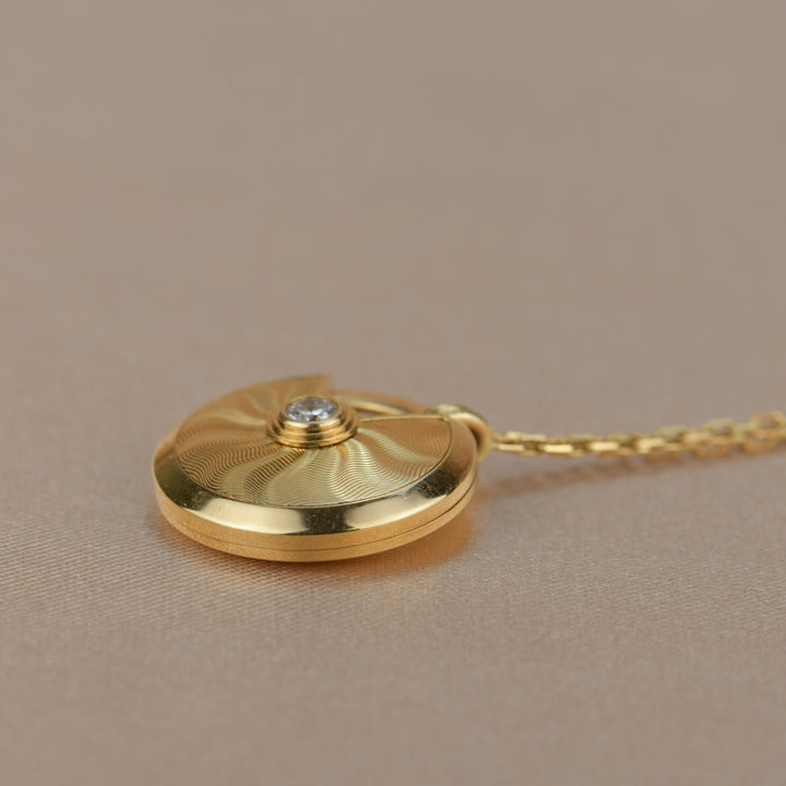 Cartier Amulette de Cartier 18K Gold Diamond Necklace
