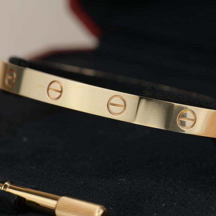 Cartier Love 18K Rose Gold Bracelet Size 16