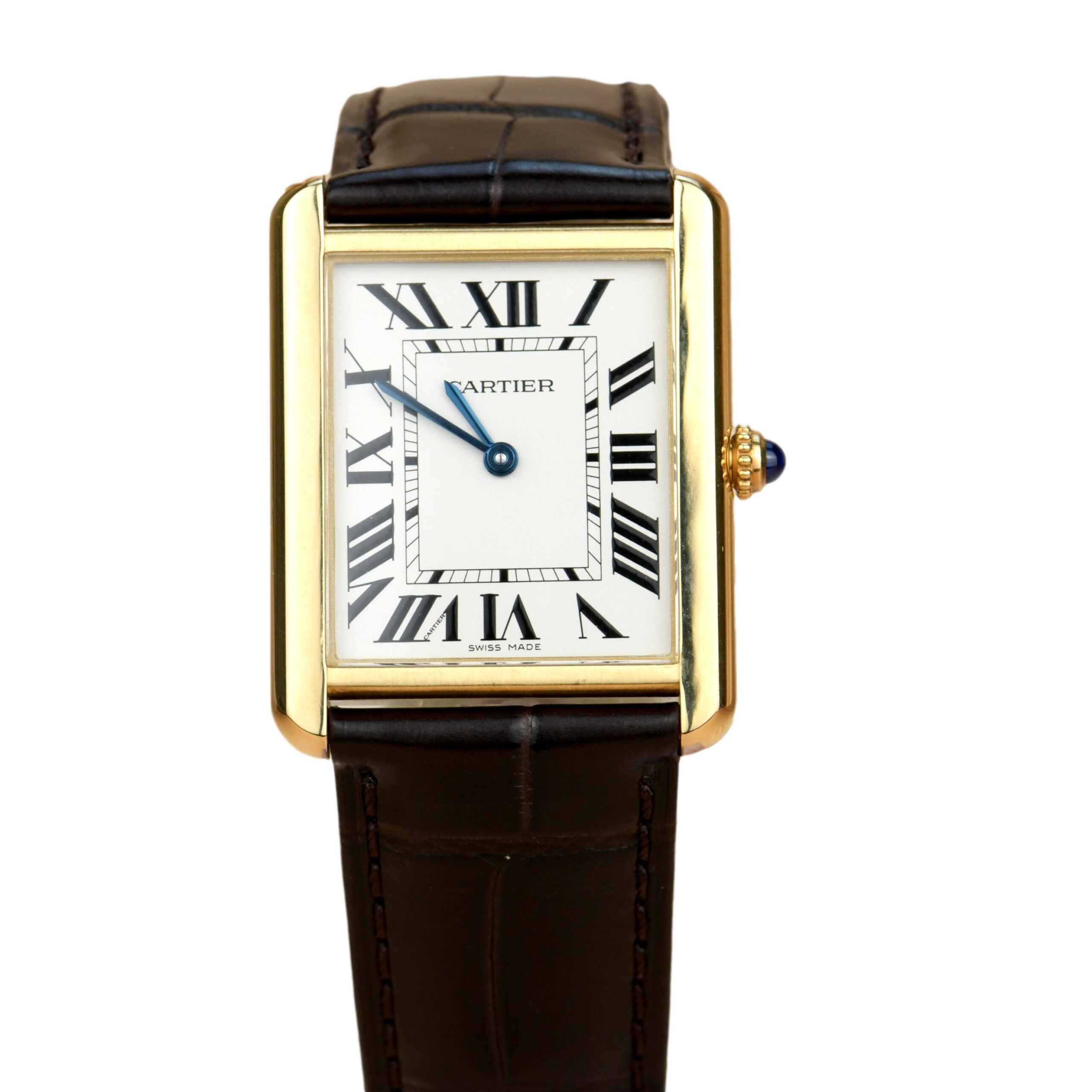 Cartier Tank Solo 18k Yellow Gold Watch W1018755 Dandelion Antiques