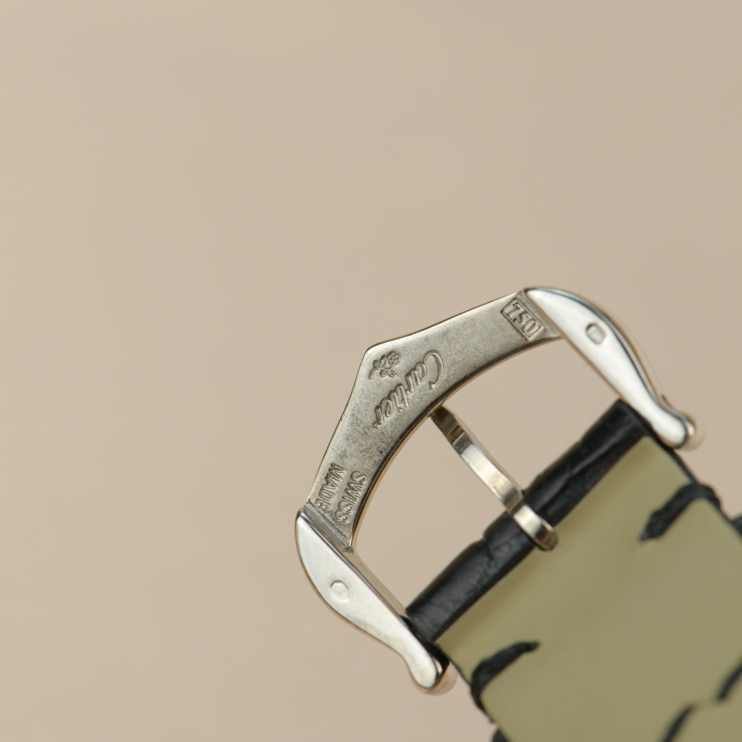 Cartier Tank Louis Small Model 18k White Gold Watch W1541056