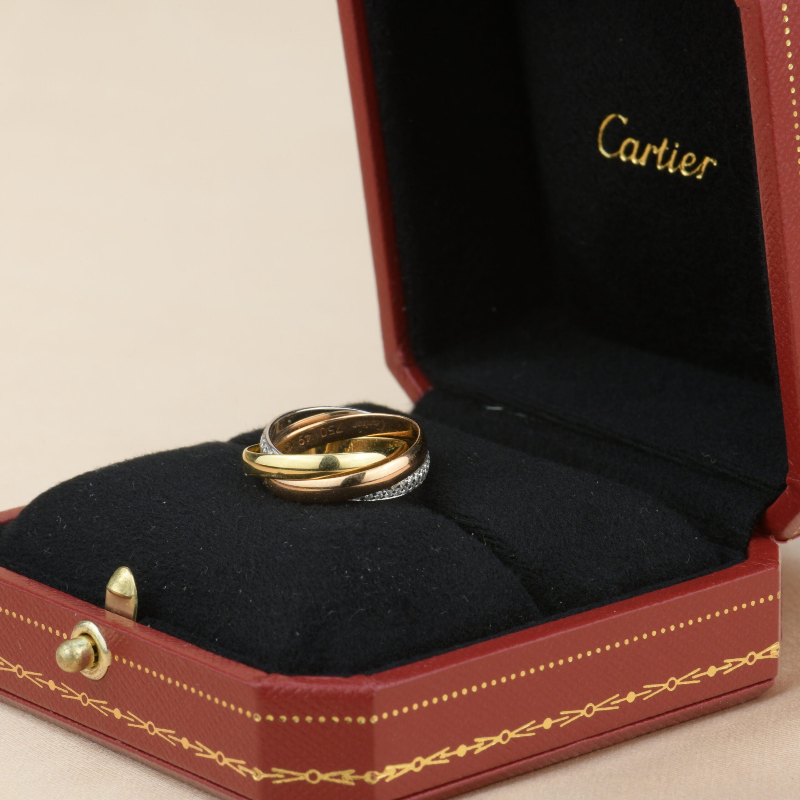 Cartier ring outlet size 49