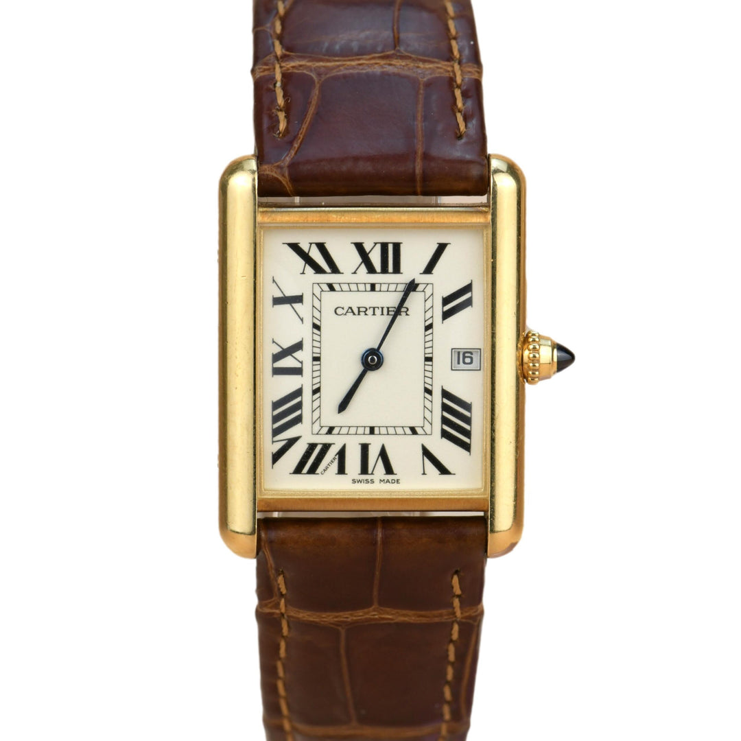 Used Cartier Tank Louis Yellow Gold Watch