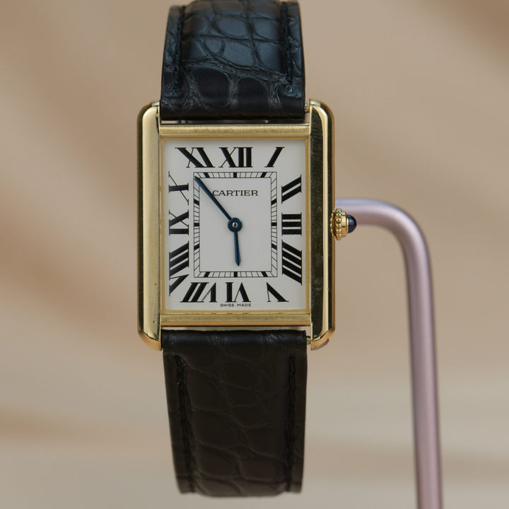 Cartier Tank Solo 18k Yellow Gold Watch W5200004