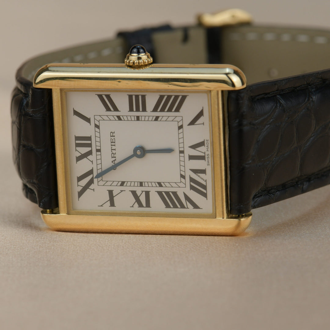 Cartier Tank Solo 18k Yellow Gold Watch W5200004
