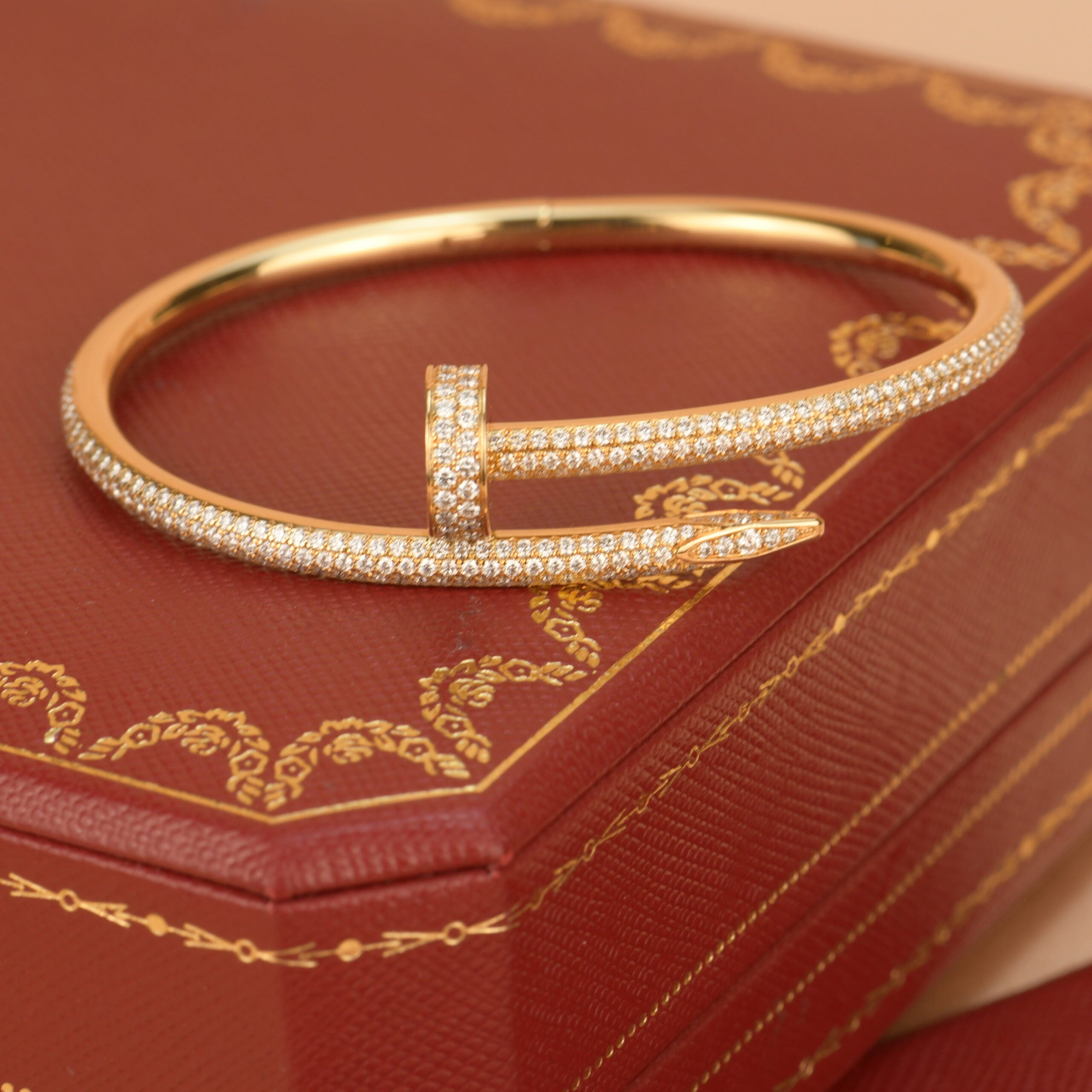 Cartier Love Bracelet in 18k Gold-Size 21-Original Cartier Box-Screw – ASSAY