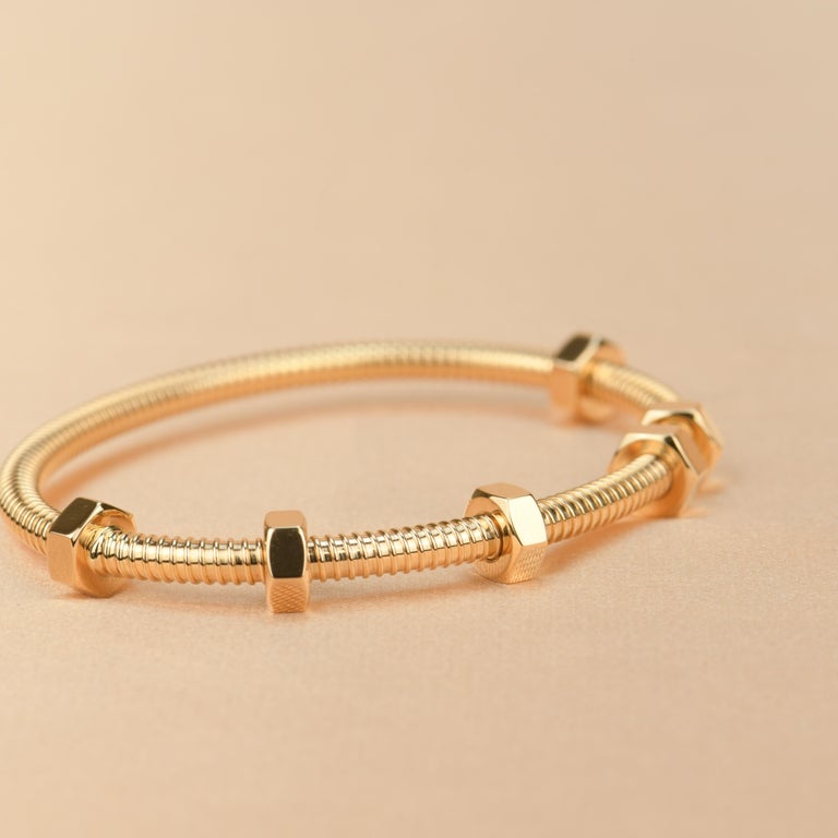 💎💍SOLD💎💍C A R T I € R Ecrou Bracelet In 18 K Rose Gold 💕💕💕Size 19 |  Instagram