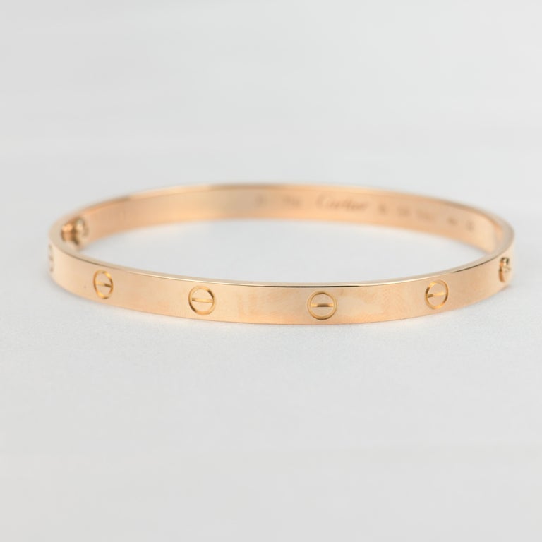 Cartier Love Rose Gold Bracelet