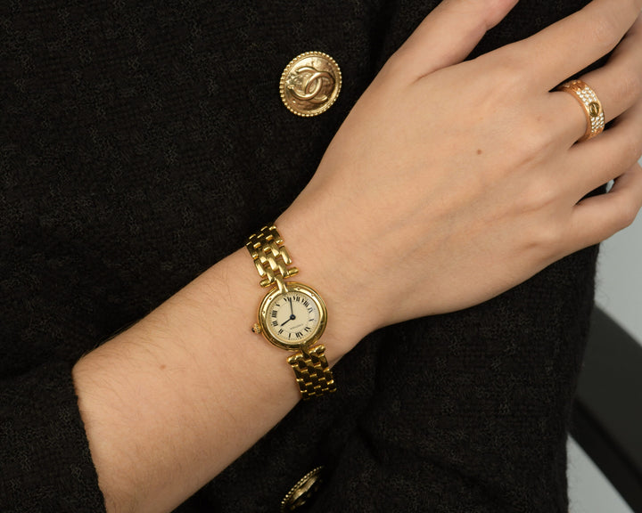 Cartier Panthere Vendome 18K Yellow Gold Quarz Watch