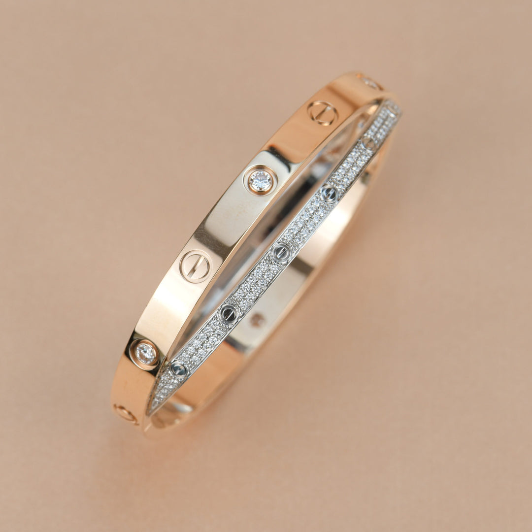 Cartier Love Bracelet  Pave Diamond