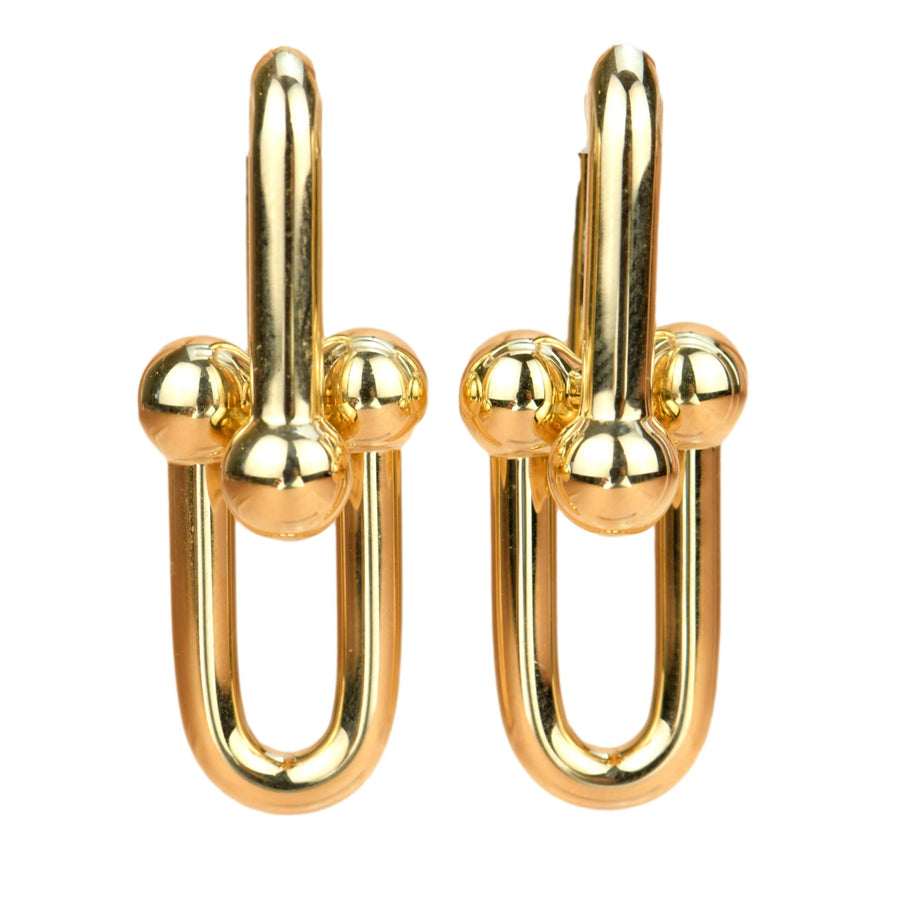 Tiffany City HardWear Yellow Gold Link Earrings