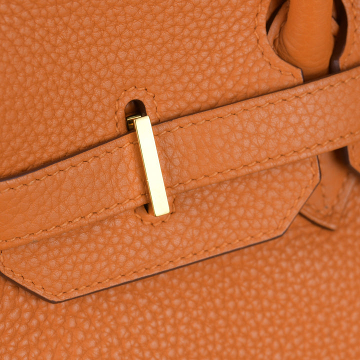 Hermès Orange H Togo Leather Birkin 35cm with Gold Hardware