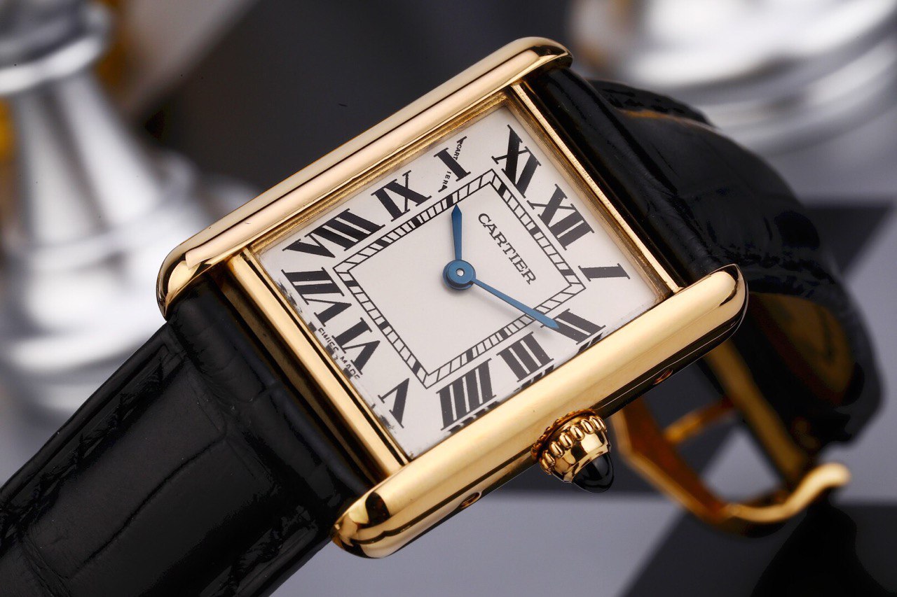 Tank cartier online gold