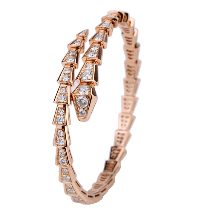 Preloved Bvlgari Serpenti Viper One-coil Rose Gold Small model Bracelet Size S