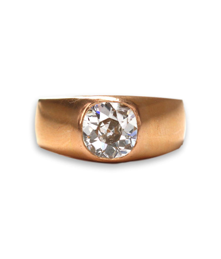 Victorian Yellow Gold and Old Mine Cut Diamond Ring - SOLD