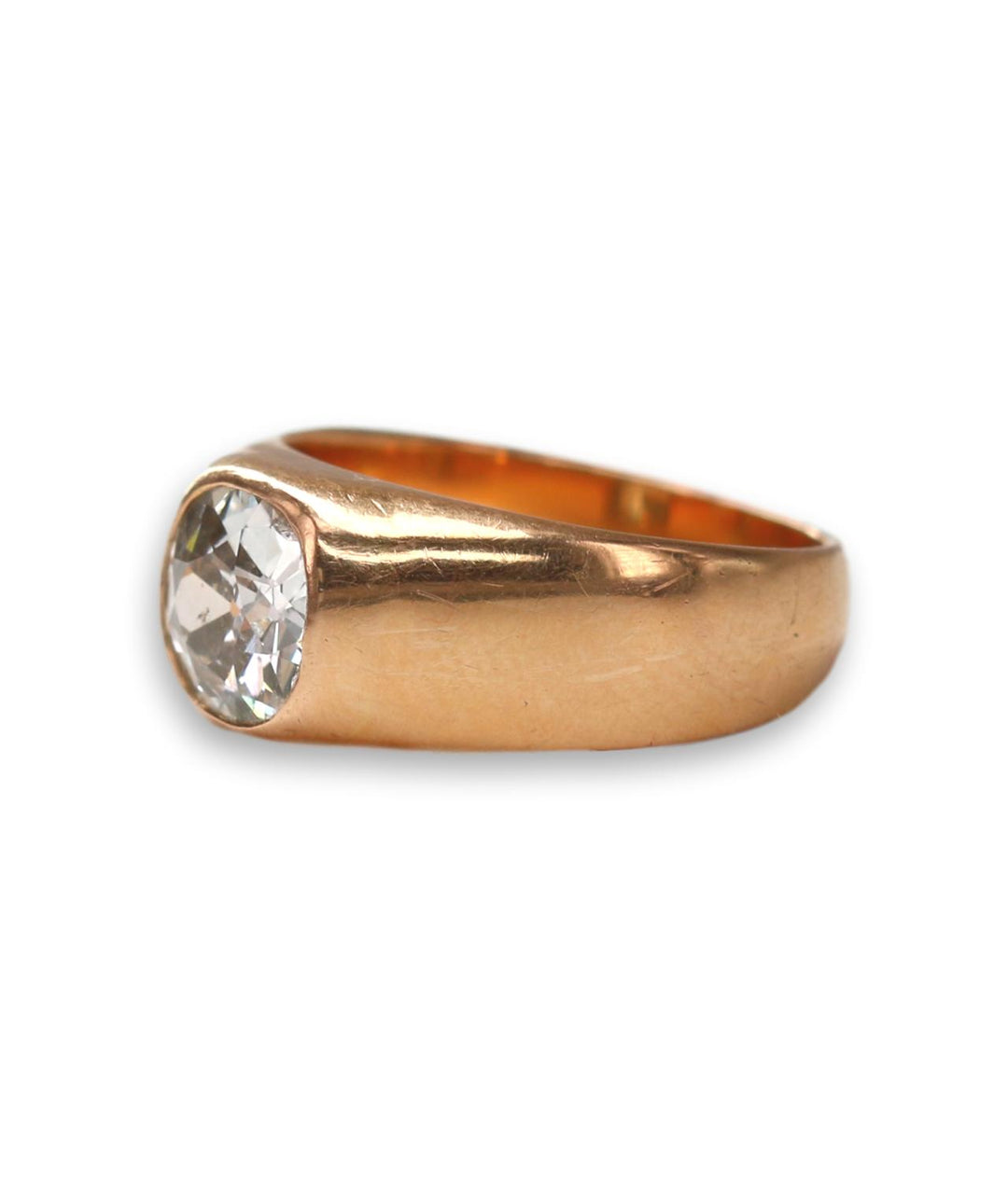 Victorian Yellow Gold and Old Mine Cut Diamond Ring - SOLD