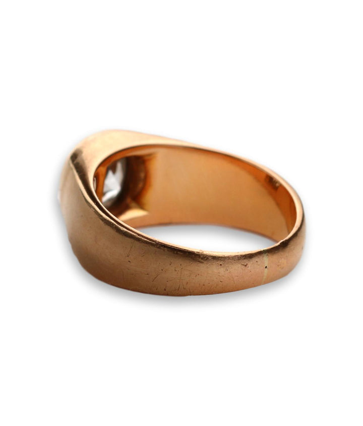 Victorian Yellow Gold and Old Mine Cut Diamond Ring - SOLD