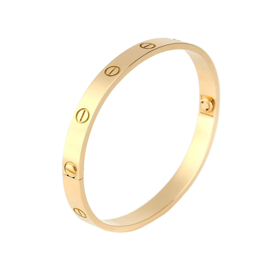 Cartier Love Bracelet 18K Yellow Gold Size 18