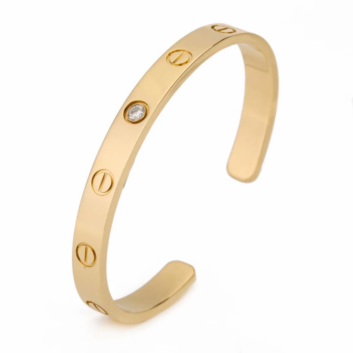 Cartier Pre-Owned Love 1 Diamond 18K Yellow Gold Bracelet