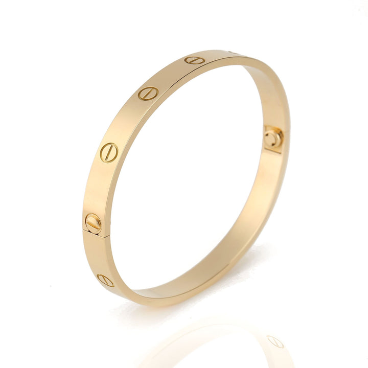 Cartier Love Bracelet 18K Yellow Gold Size 17