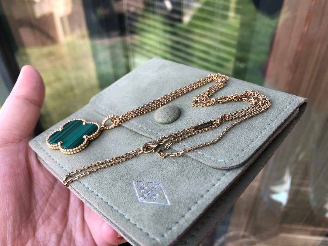 Alhambra Earrings Vintage Alhambra Pendant 18k Yellow Gold