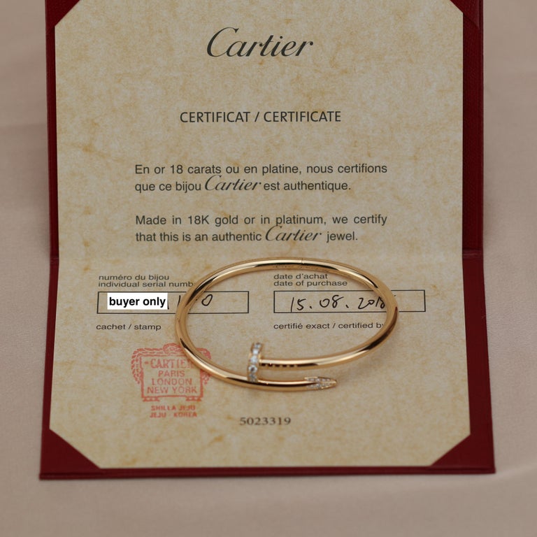 Cartier Love Bracelets Comparison! Small to Regular! Yellow Gold to Pink  Gold - YouTube