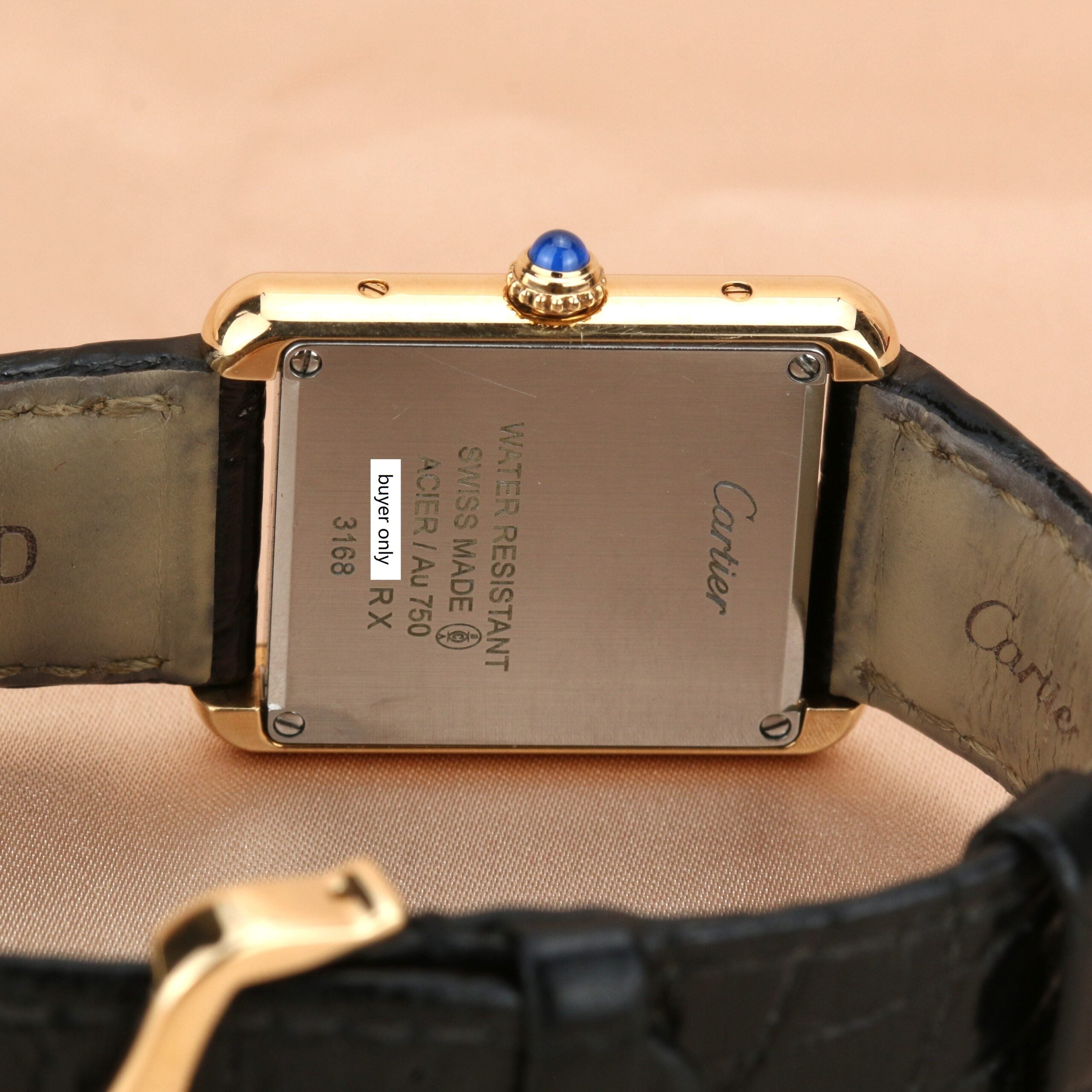 Cartier tank 2024 solo acier