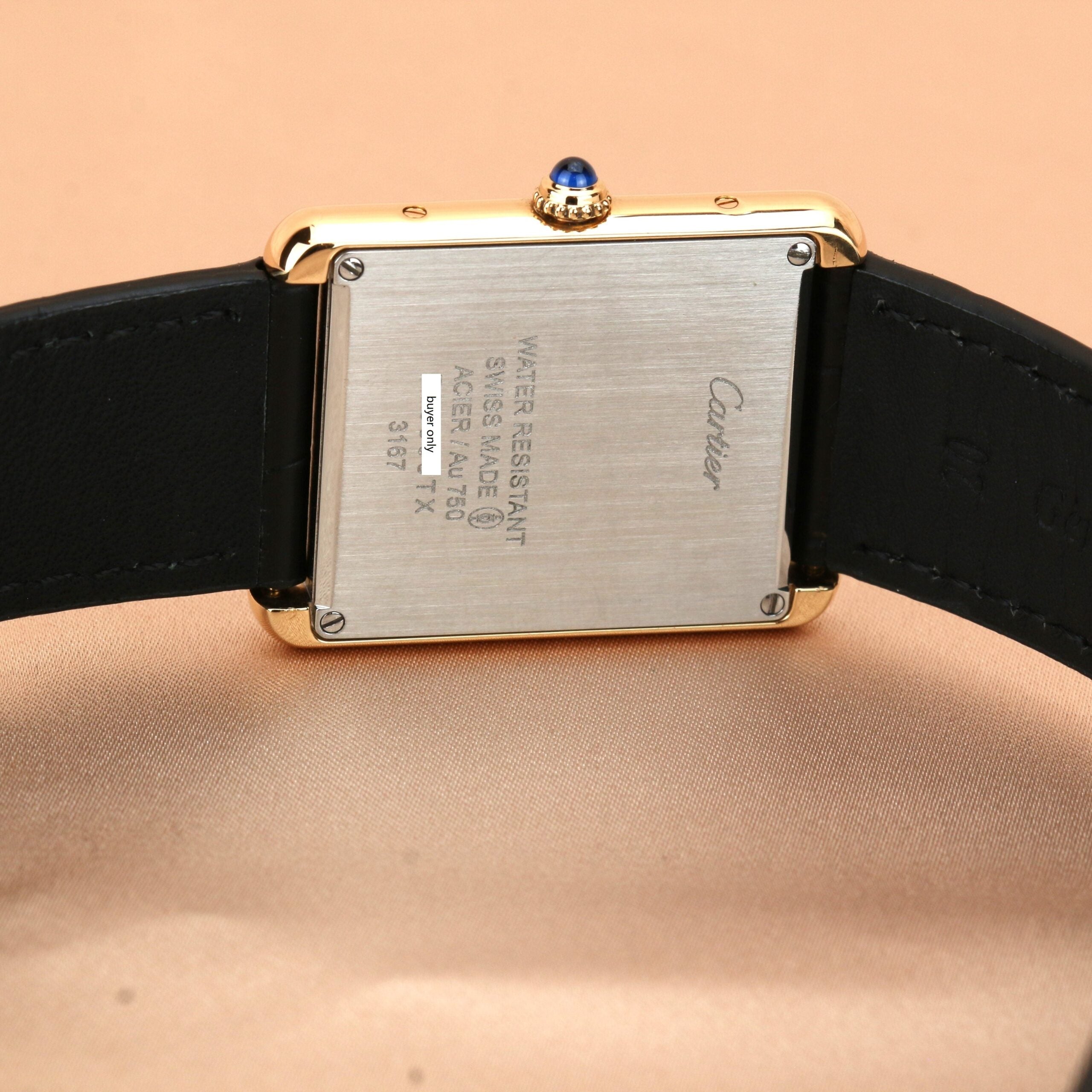 Cartier tank solo online acier