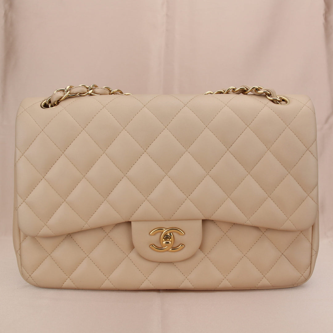 CHANEL Caviar Quilted Small Double Flap Yellow 1242387