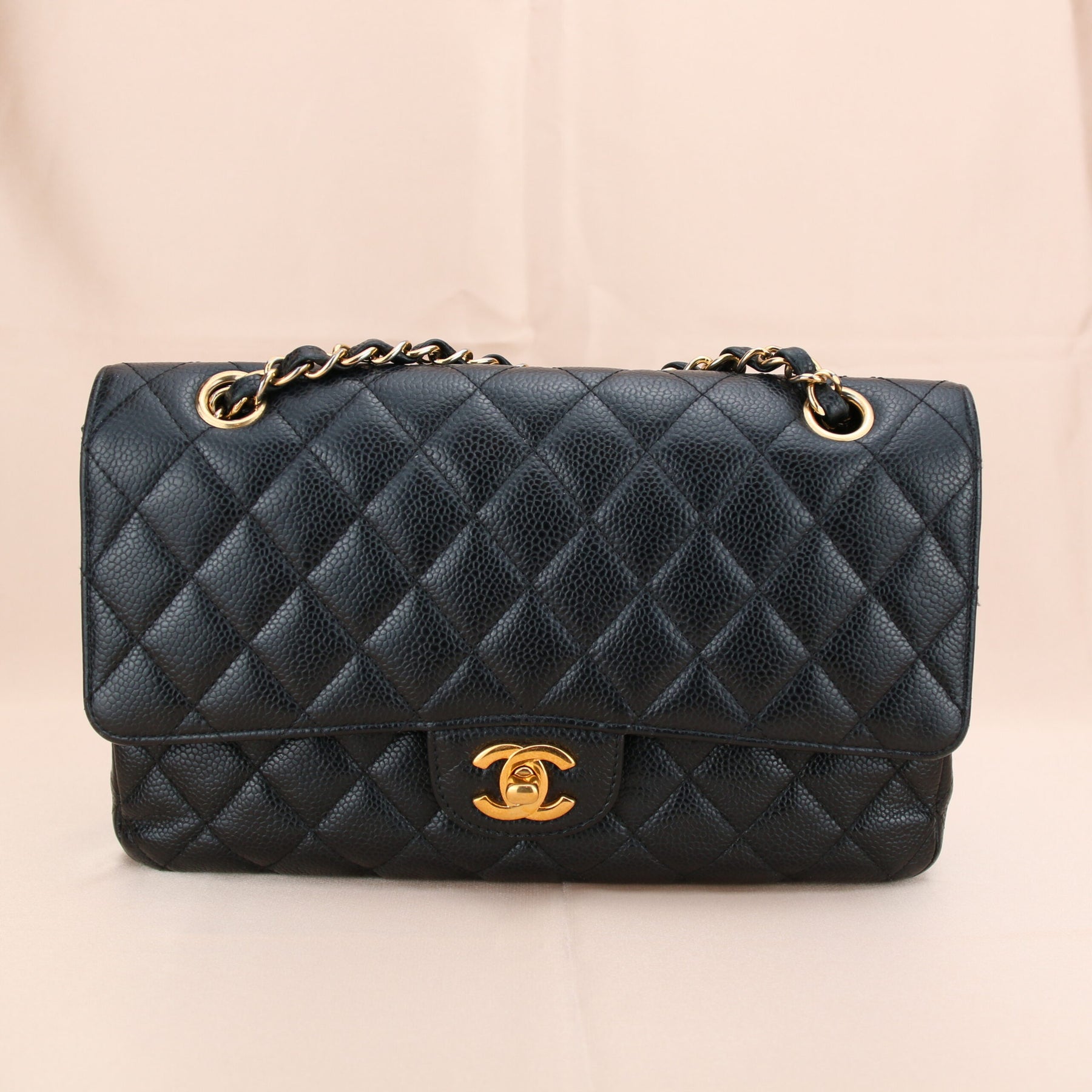 Chanel Black Caviar Medium Classic Double Flap Bag – Dandelion