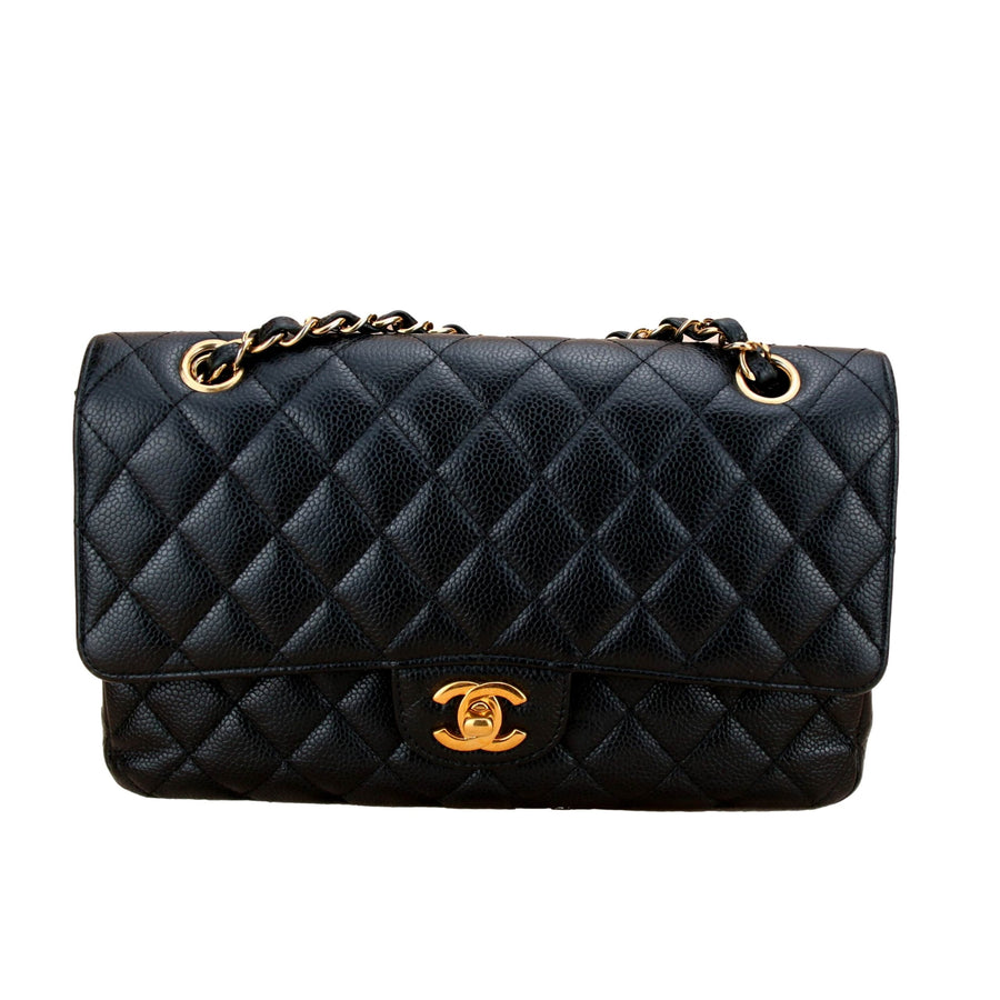 Chanel Black Caviar Medium Classic Double Flap Bag