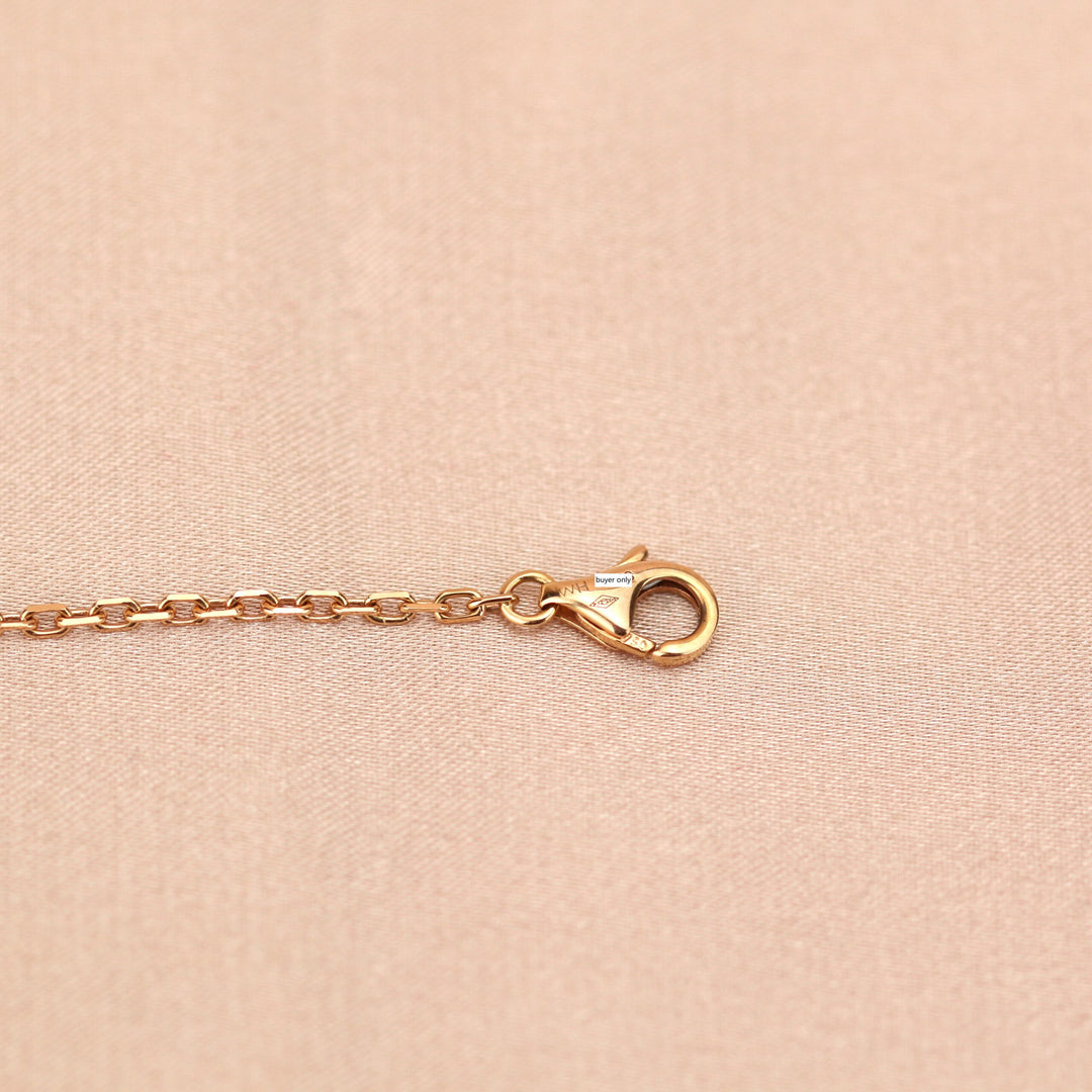 Cartier White, Yellow, Rose Gold and Pink Sapphire Trinity Pendant Necklace