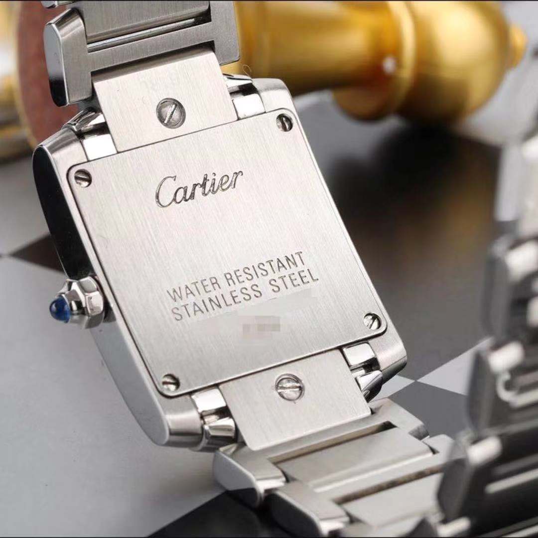 Cartier Stainless Steel Tank Francaise Watch W51011Q3