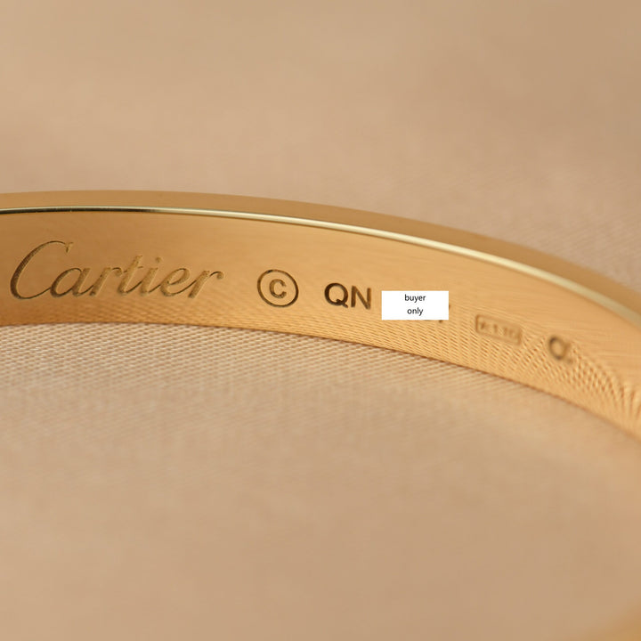 Cartier Love 18K Rose Gold Bracelet Size 16